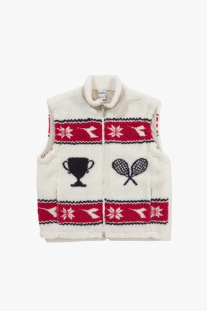 모르비 패턴 플리스 베스트 IVORY_IVORY-a