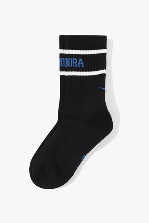 컬러 크루 삭스 블랙 BLACK_BLACK-a