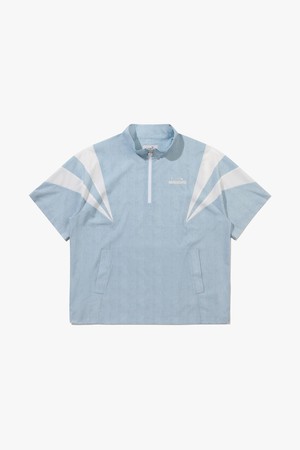 그랜드슬램 하프 반팔 아노락 DENIM_BLUE-a