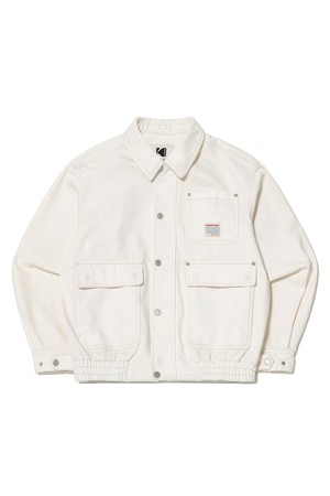 RGB 데님 카라 자켓 IVORY