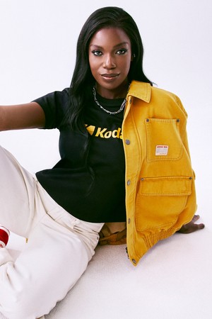 RGB 데님 카라 자켓 YELLOW