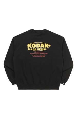 RGB 라이트 맨투맨 BLACK