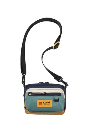 에센셜 컬러블럭 미니 크로스백 GREEN