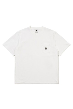 레인보우 소로나 포켓 반팔 티셔츠 WHITE