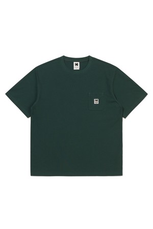 레인보우 소로나 포켓 반팔 티셔츠 GREEN