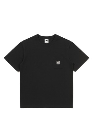 레인보우 소로나 포켓 반팔 티셔츠 BLACK