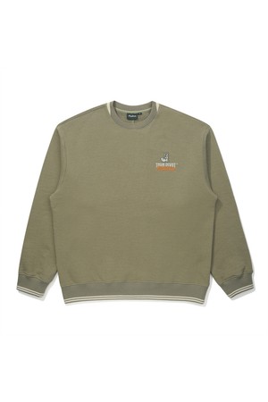 [Tour Divot] 프렌치 테리 스웨트셔츠 KHAKI (MAN)_KHAKI-a