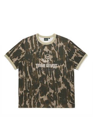 [Tour Divot] 링거 티셔츠 CAMO_GREEN-a