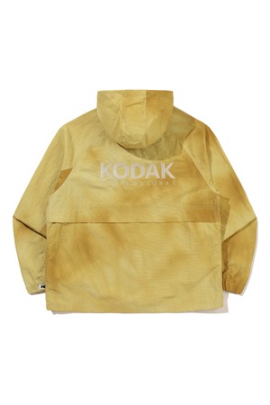 에어홀 워싱 후드 자켓 YELLOW
