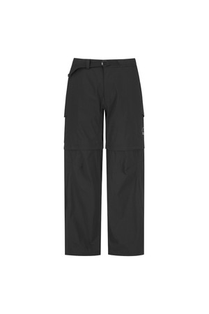 오베리(AUBERRY) 2WAY 컨버터블 팬츠 (세미와이드핏) BLACK