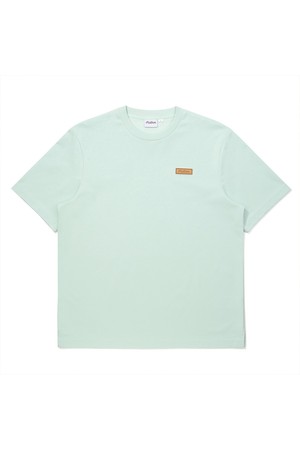 말본 와펜 유니 라운드 티셔츠 LIGHT MINT_GREEN-a
