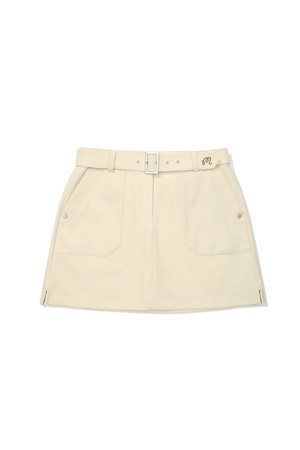H라인 옵션벨트 카고 스커트 BUTTER YELLOW (WOMAN)_YELLOW-a