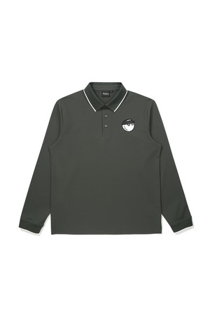 베이직 PQ 폴로 티셔츠 CHARCOAL (MAN)_GREY-a