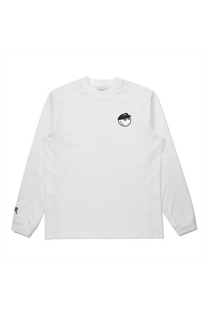 하이브리드 모크넥 긴팔 티셔츠 OFF WHITE (MAN)_WHITE-a