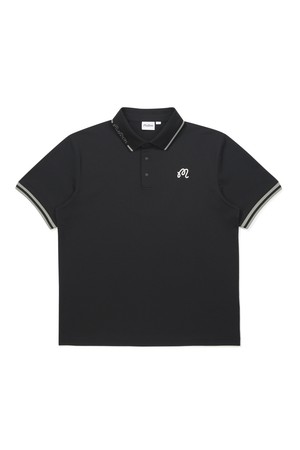 등판 버킷 립에리 폴로 티셔츠 BLACK (MAN)_BLACK-a