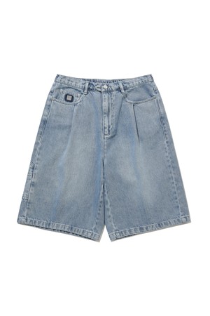 RGB 데님 6부 반바지 S.BLUE