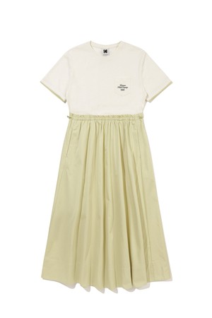 코닥컴퍼니 하이브리드 반팔 원피스 YELLOW