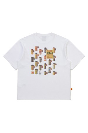 필름 백그래픽 코튼 반팔 티셔츠 WHITE