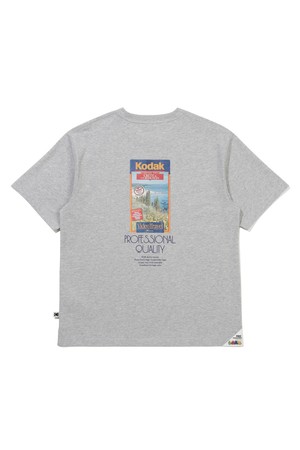 RGB 에어로쿨 반팔 티셔츠 MELANGE GREY