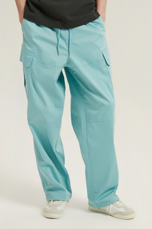 코닥컴퍼니 클린코튼 세미오버핏 카고 팬츠 S.BLUE