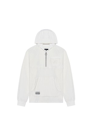 [VACATION CLUB] 까스텔로 프렌치 테리 쿼터 집 후드 WHITE (MAN)_WHITE-a