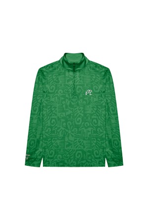 카포 퍼포먼스 쿼터 집업 티셔츠 GREEN (MAN)_GREEN-a