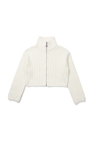 [WOMENS COLLECTION] ALLEGRA 청키 니트 집업 IVORY (WOMAN)_IVORY-a