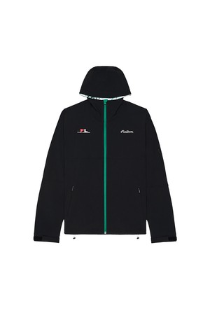 [MALBON X FUTURA] 태그쉘 후드 집업 자켓 BLACK (MAN)_BLACK-a