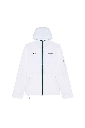 [MALBON X FUTURA] 태그쉘 후드 집업 자켓 WHITE (MAN)_WHITE-a