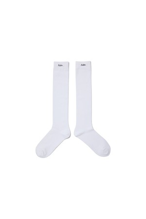 여성 로고 포인트 메쉬 니삭스 OFF WHITE (WOMAN)_WHITE-a