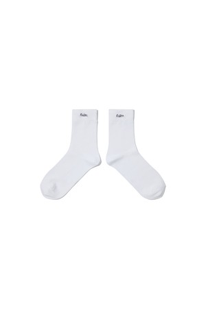 말본 로고 포인트 메쉬 삭스 OFF WHITE_WHITE-a