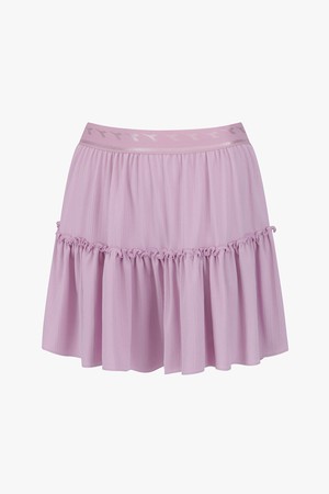 시어 골지 셔링 스커트 VIOLET_PURPLE-a