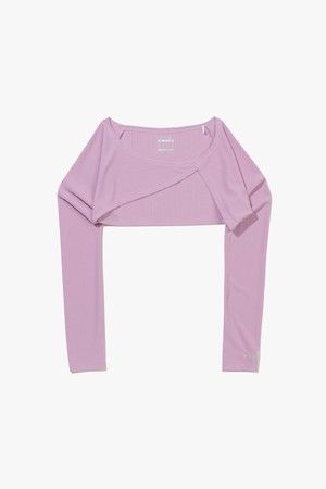 시어 골지 볼레로 VIOLET_PURPLE-a