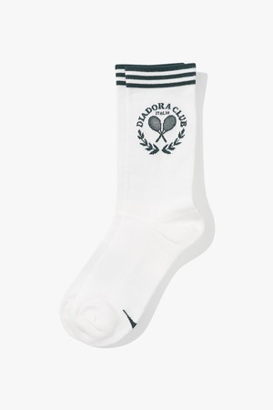 테니스 스트라이프 크루 삭스 WHITE_WHITE-a