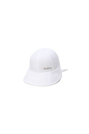 여성 경량 리본 와이드캡 OFF WHITE (WOMAN)_WHITE-a