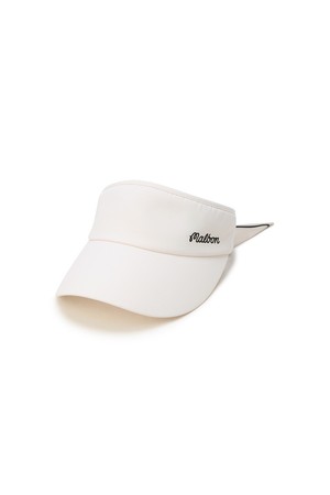 여성 리본 바이저 CREAM (WOMAN)_IVORY-a