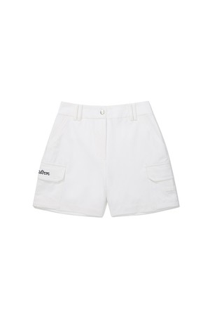 우븐 카고 쇼츠 WHITE (WOMAN)_WHITE-a