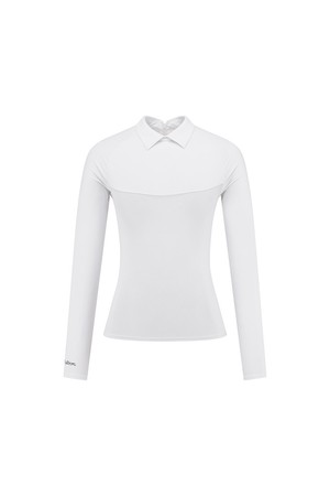 여성 카라 쿨링 이너 베이스 레이어 WHITE (WOMAN)_WHITE-a