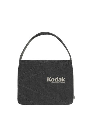 데님 라지 호보백 BLACK