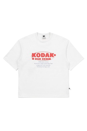 RGB 코튼 반팔 티셔츠 WHITE