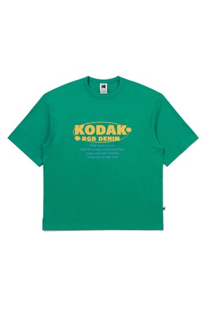 RGB 코튼 반팔 티셔츠 GREEN