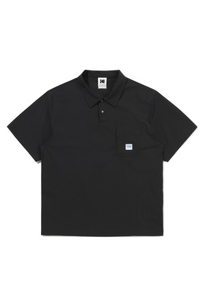 브리즈 카라 티셔츠 BLACK