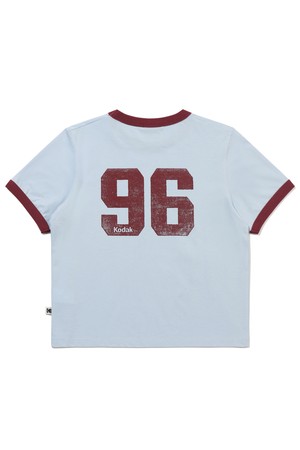 링거 반팔 티셔츠 우먼 S.BLUE