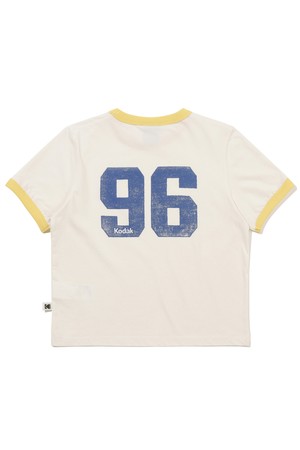 링거 반팔 티셔츠 우먼 IVORY