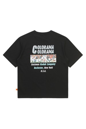 컬러라마 에어로쿨 반팔 티셔츠 BLACK