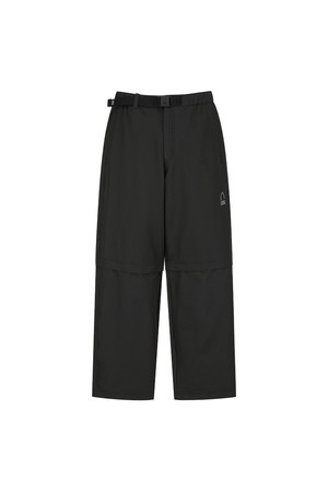 카파시터(CAPACITOR) 2WAY 컨버터블 팬츠 (와이드핏) BLACK