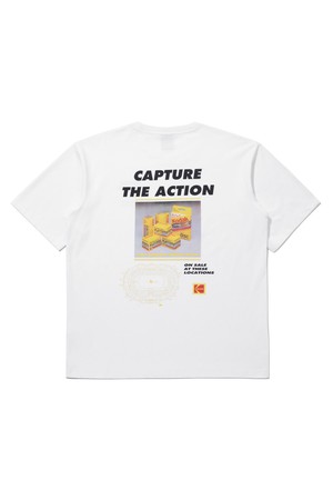 컬러플러스 그래픽 반팔 티셔츠 WHITE