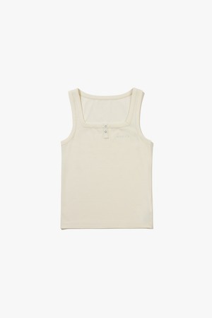 스퀘어넥 슬리브리스 YELLOW_YELLOW-a