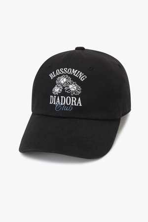 블루밍 볼캡 BLACK_BLACK-a
