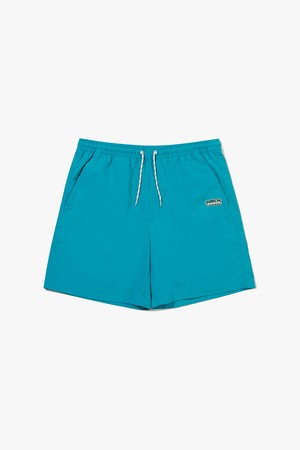 컴피 4부 우븐 쇼츠 TURQUOISE_BLUE-a